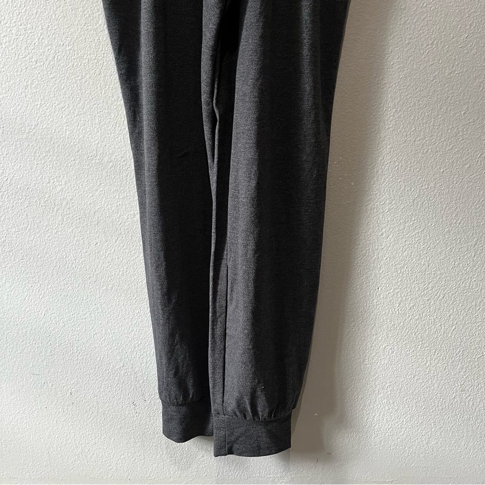 MARIKA-NWT Dark Grey Charcoal Sleeveless Stretchy Soft Jumpsuit Size M - Picture 2 of 8